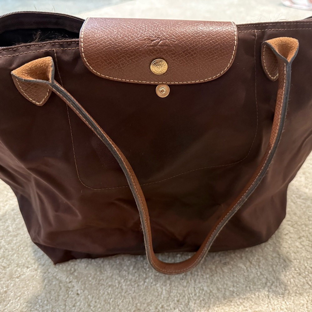 Longchamp Brown Tote Bag
